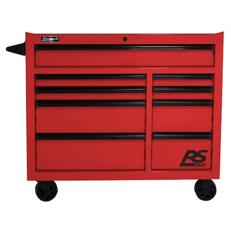 Homak 41in RS PRO 9 DWR ROLLING CABINET-RED RD04004193